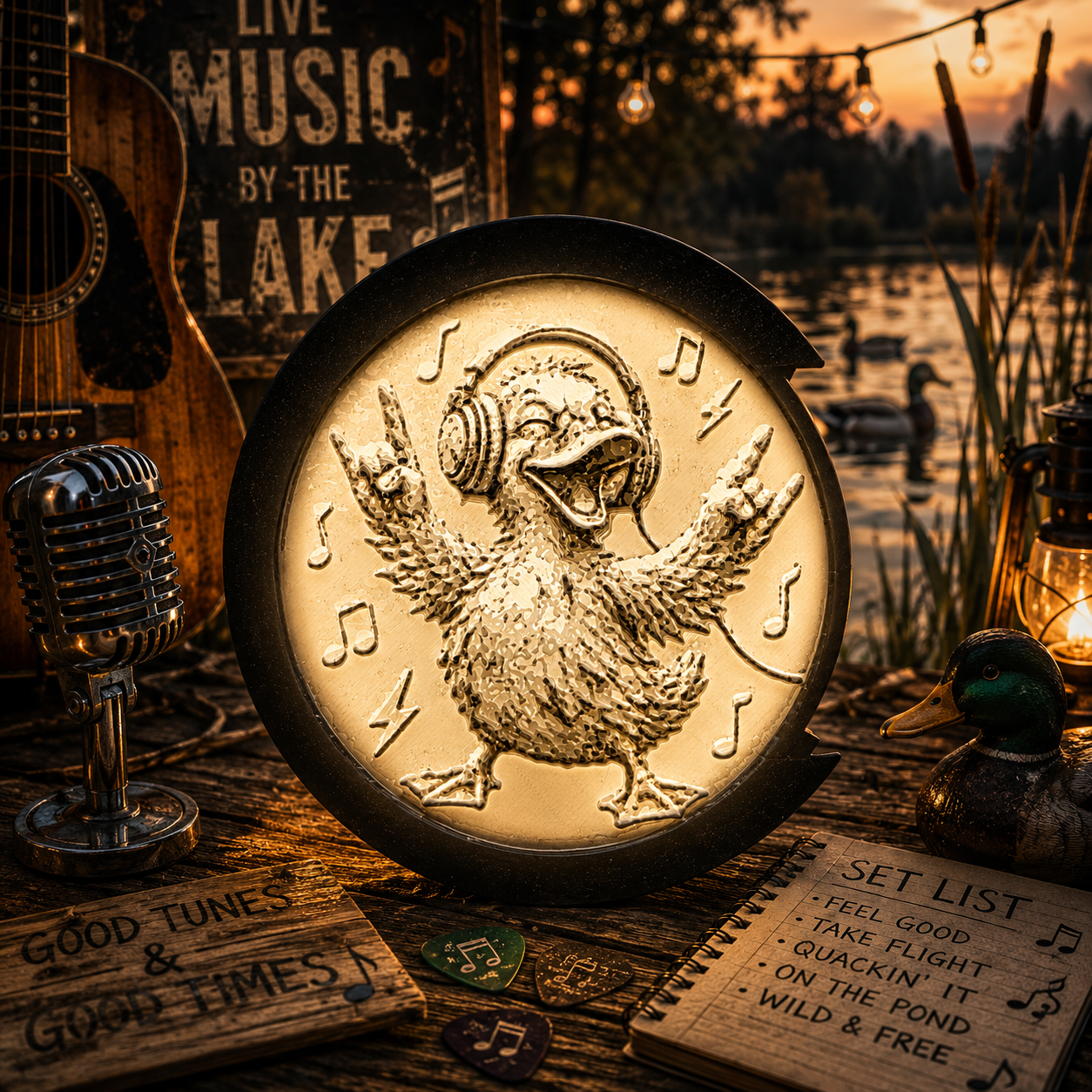 Crazy Rockin' Duck