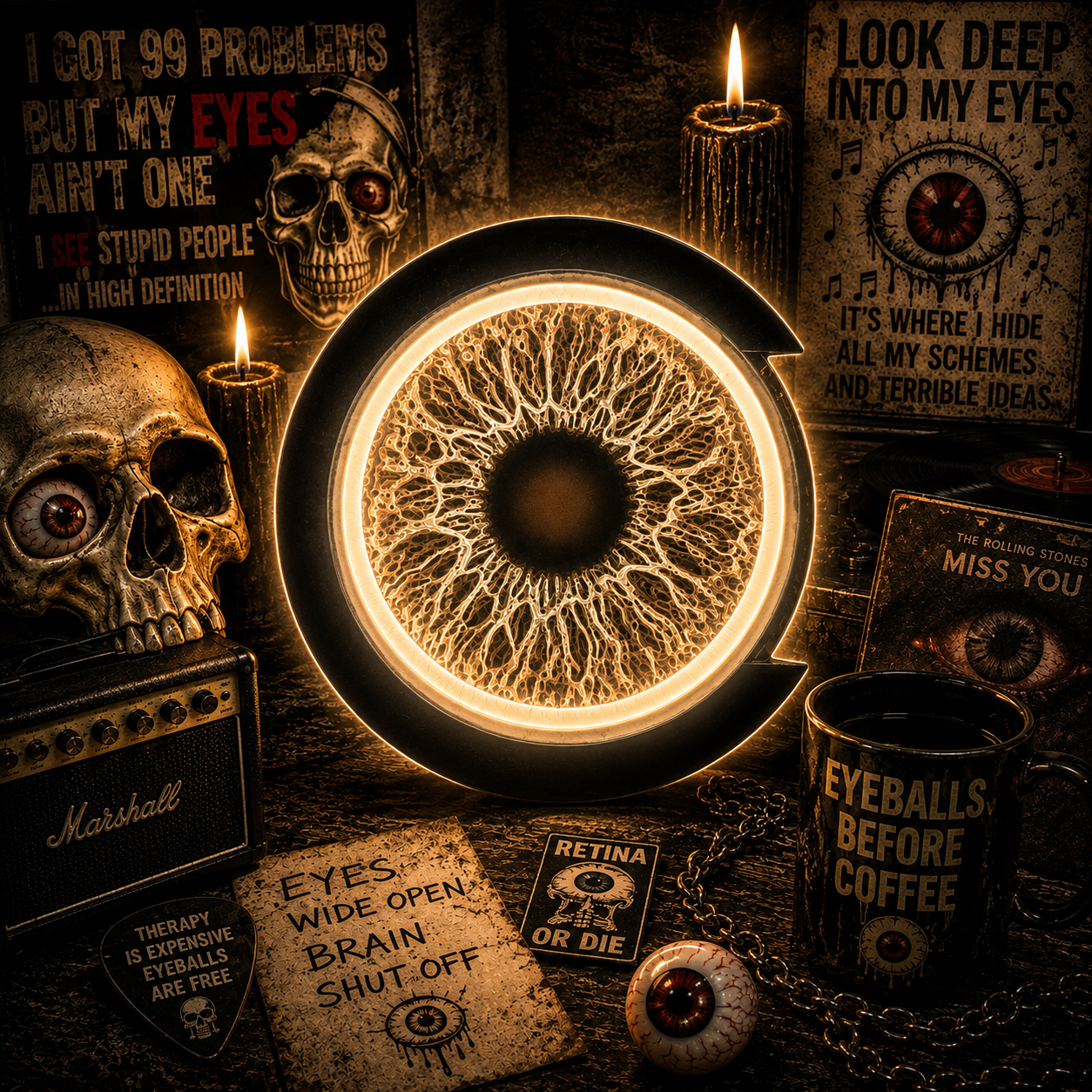 Eyeball, White light